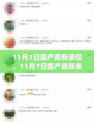 关于国产最新亲侣现象的深度分析与个人观点探讨(涉黄警示)