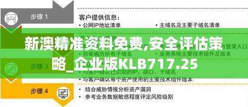 新澳精准资料免费,安全评估策略_企业版KLB717.25