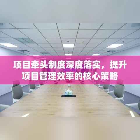 项目牵头制度深度落实,提升项目管理效率的核心策略