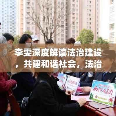 李雯深度解读法治建设,共建和谐社会,法治频道专题报道