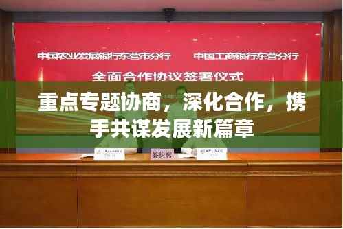 重点专题协商,深化合作,携手共谋发展新篇章